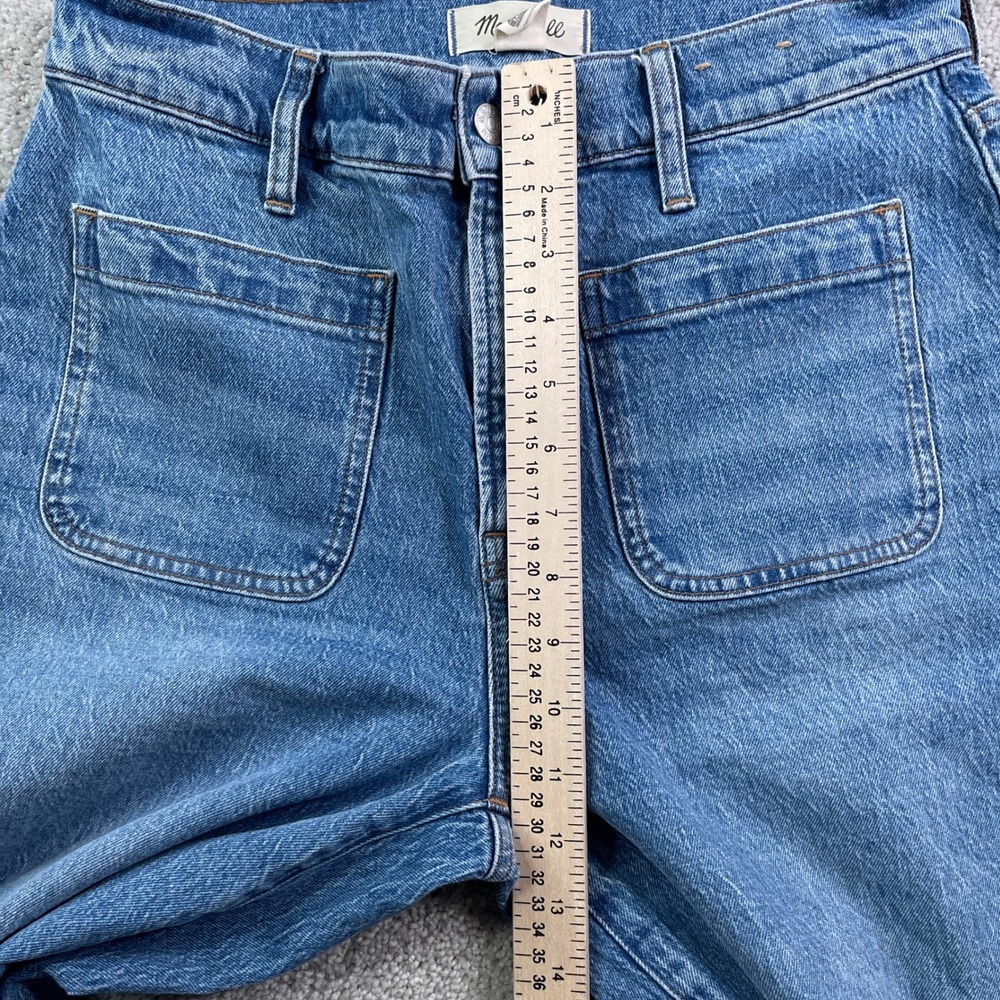 Madewell Jeans Womens 29 Blue Perfect Vintage Wide Leg Patch Pockets Denim - Picture 6 of 13